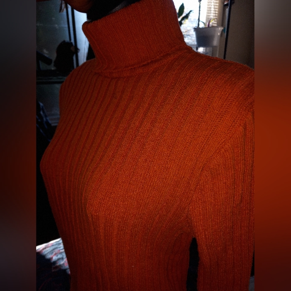 Orange Long Sleeve Sweater